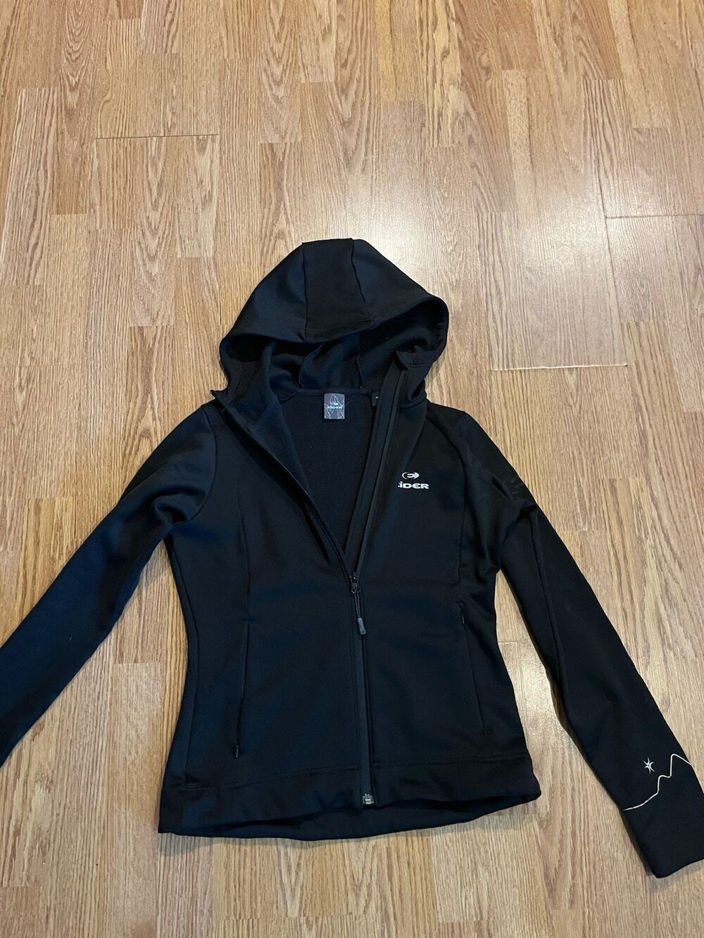 Eider MENDY W JKT Women’s Black Softshell Hooded Full Zip Jacket, 36 Ski